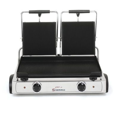 Sammic - Piastra elettrica caffetteria doppia scanalata GRD-10