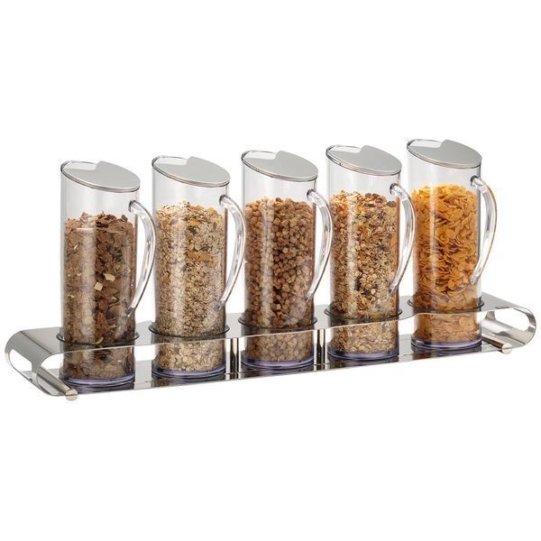 Frilich - Cinque contenitori per muesli 1,5 l Unison