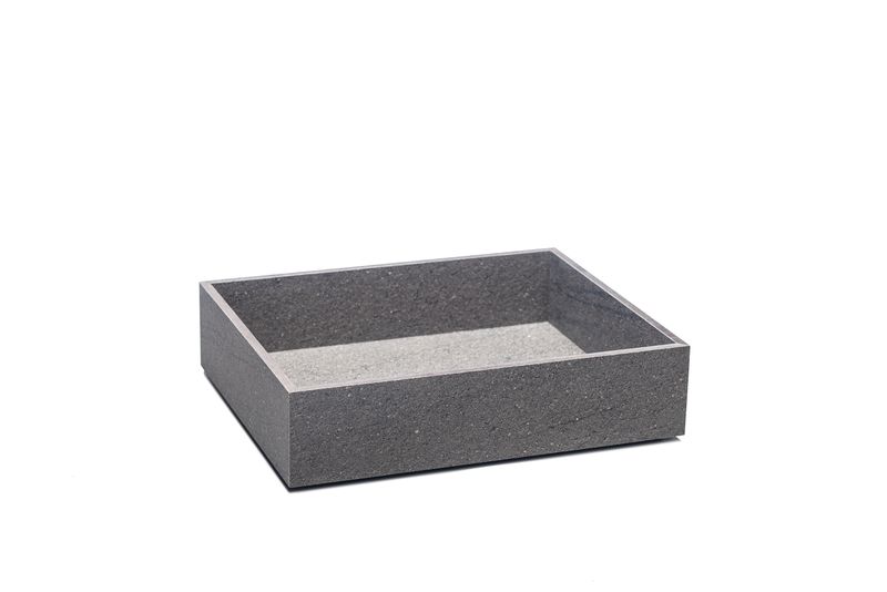 Yegam - Cassetta in finitura roccia GN 1/2 h 7,5 cm T-Collection