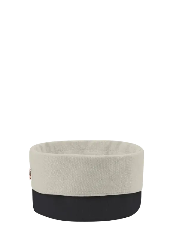 Cesto per pane 23 x 21 cm Nero/Sabbia - Stelton