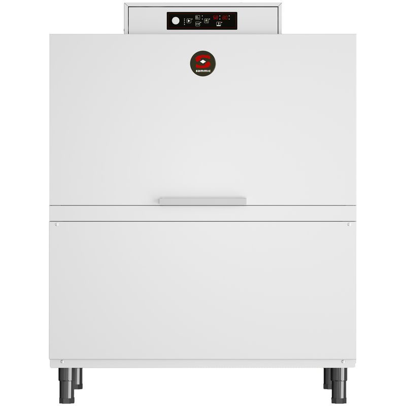 Sammic - Lavapiatti a traino con carico a destra SRC-1800D 400/50/3N