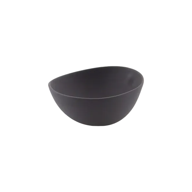 Cookplay - Ciotola da gelato nera opaca 13 x 13,5 cm Shell Line