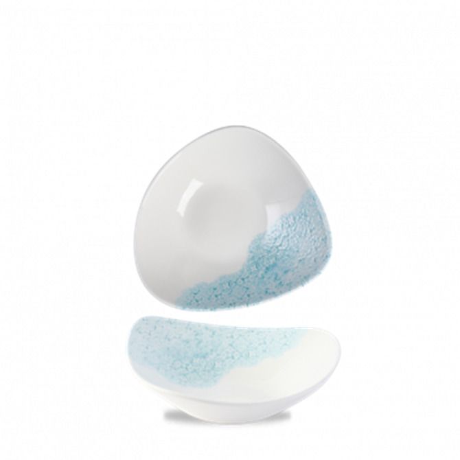 Churchill Ciotola triangolare 18,5 cm Vintage Prints Med Tiles Aquamarine