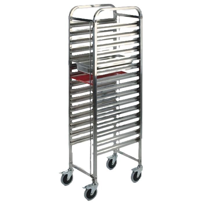 APS - Carrello con 15 ripiani GN 1/1 38,5 x 55 cm