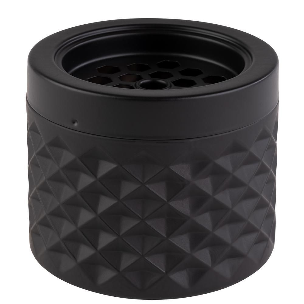 APS - Posacenere antivento "Nebula" 9,5 cm Nero Opaco