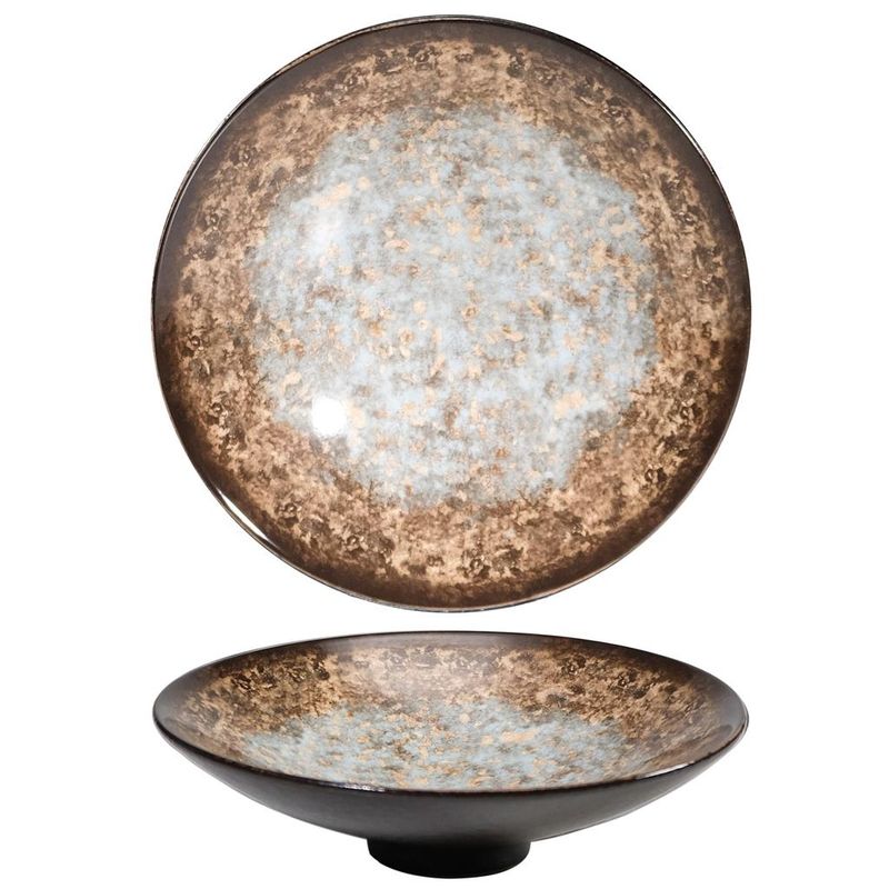 Tirolix - Piatto Fondo 25 cm Marrone Wall Brown