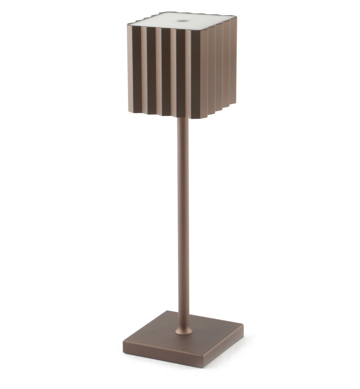 Feng - Lampada tavolo led 10 x 10 cm bronzo Cupcake