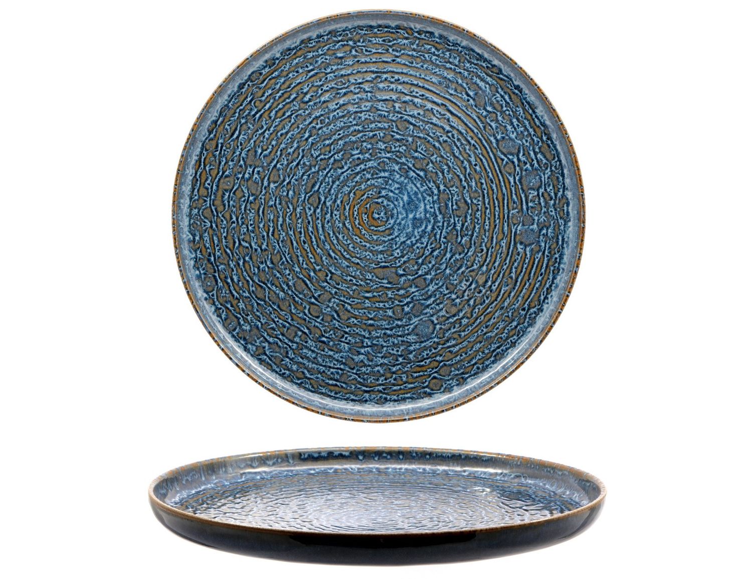 Mesa Ceramics - Piatto piano bordo alto 33 cm Okeanos