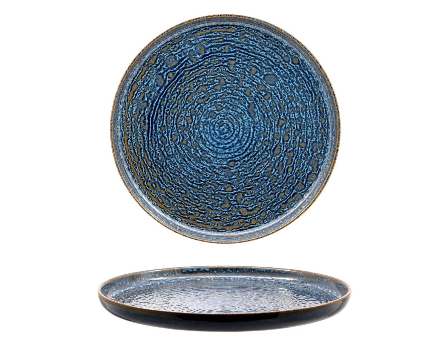 Mesa Ceramics - Piatto piano bordo alto 28 cm Okeanos