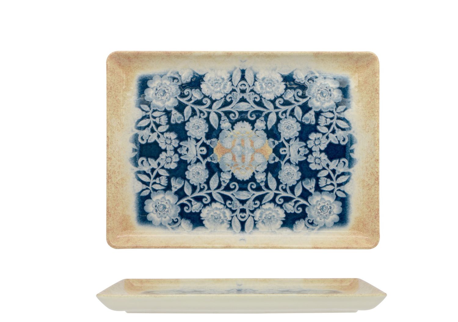 Kutahya Porselen - Vassoio rettangolare 30 x 22 cm Virginia