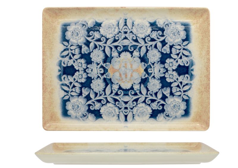 Kutahya Porselen - Vassoio rettangolare 35 x 26 cm Virginia