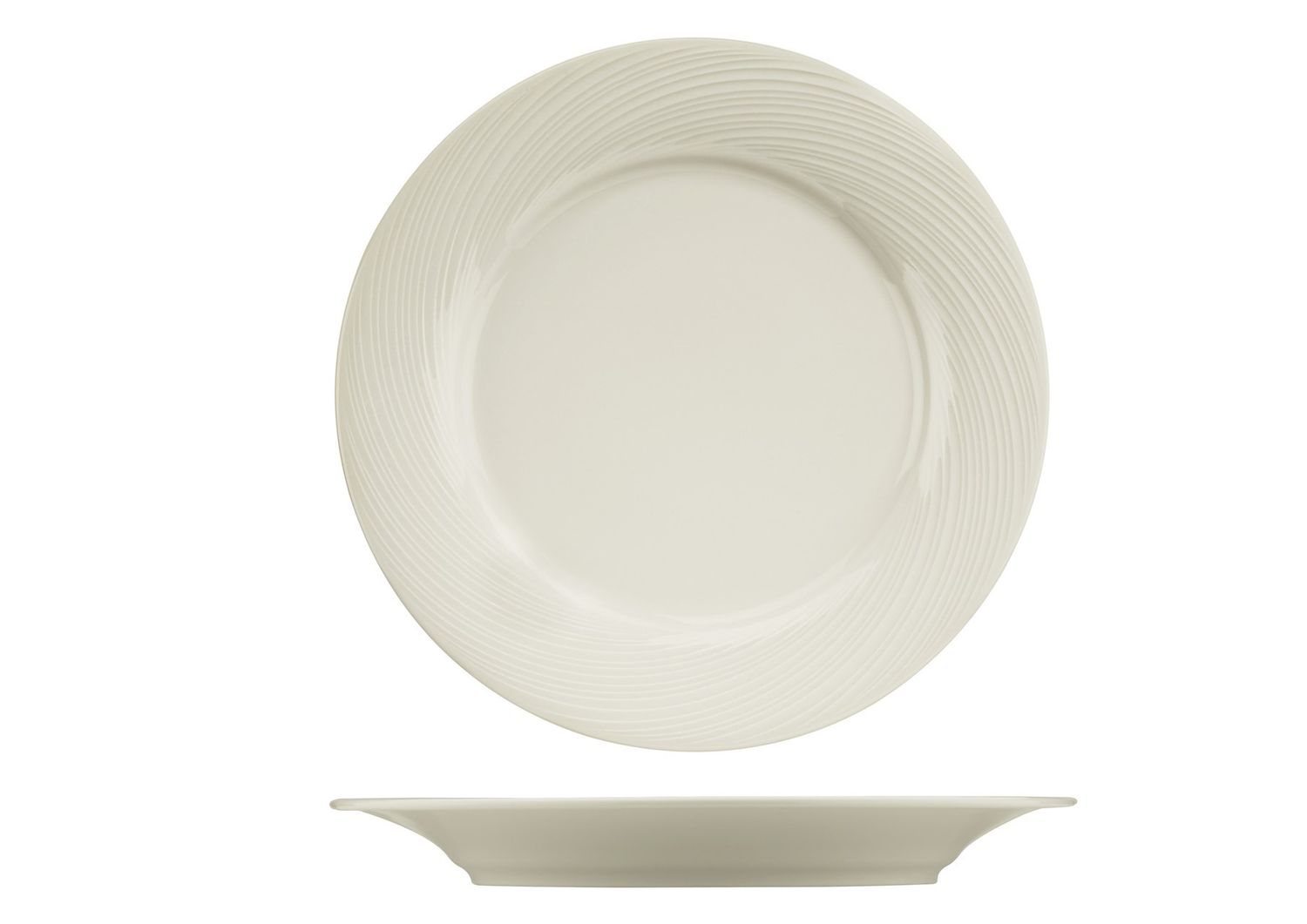 Kutahya Porselen - Piatto piano 27 cm Sempre Avorio