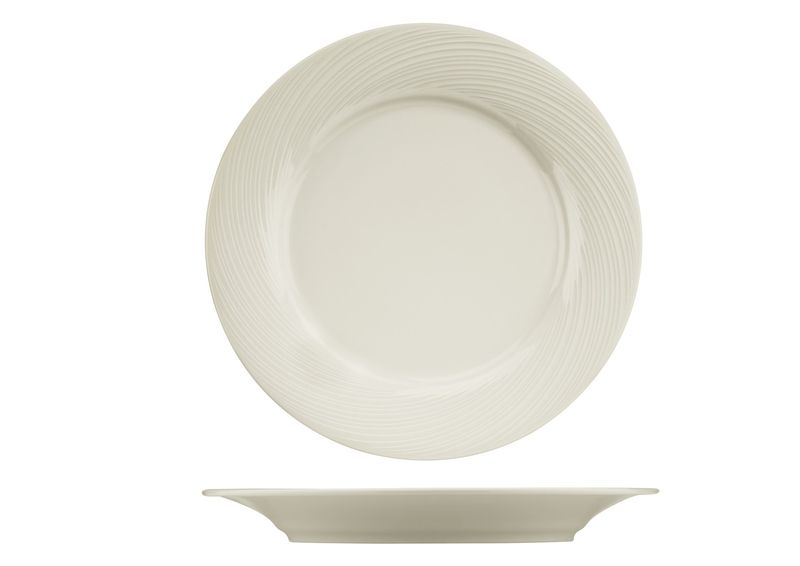 Kutahya Porselen - Piatto piano 27 cm Sempre Avorio