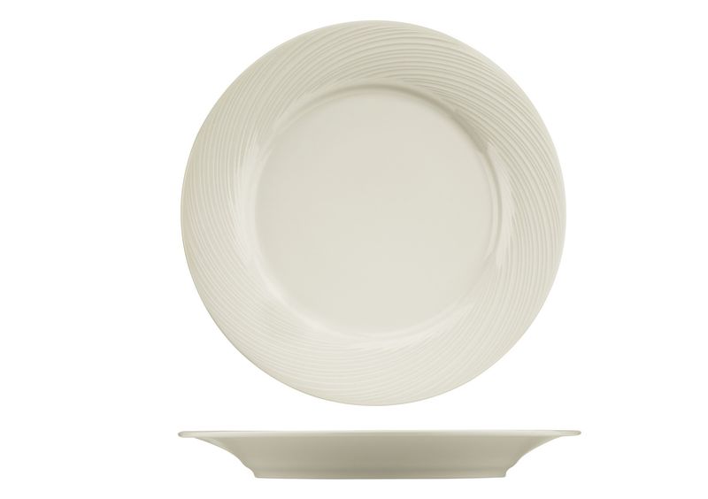 Kutahya Porselen - Piatto piano 20 cm Sempre Avorio
