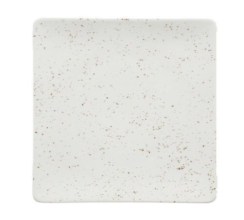 Schönwald - Piatto piano quadrato 20 cm Unique White Pottery