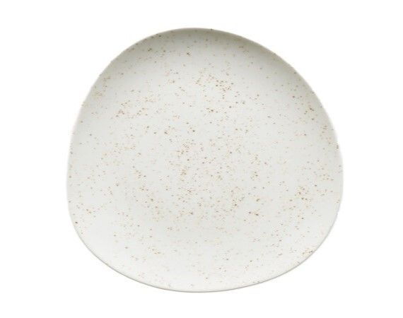 Schönwald -  Piatto piano asimmetrico 15 cm Unique White Pottery