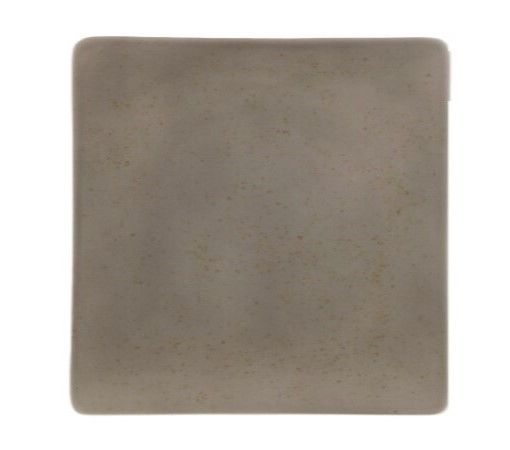 Schönwald - Piatto piano quadrato 20 cm Unique Lightgrey Pottery