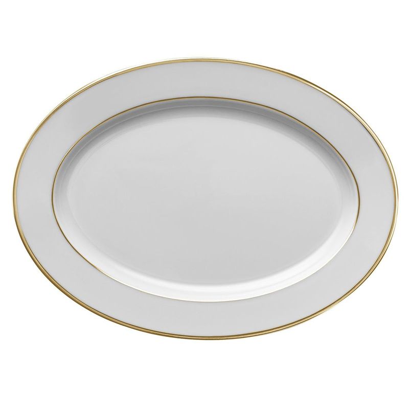 Degrenne - Piatto ovale 36,5 x 26,5 cm Galon Oro