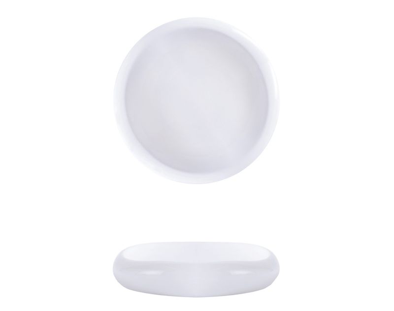 Lioness - Piatto alto tondo 12 cm Matheria White