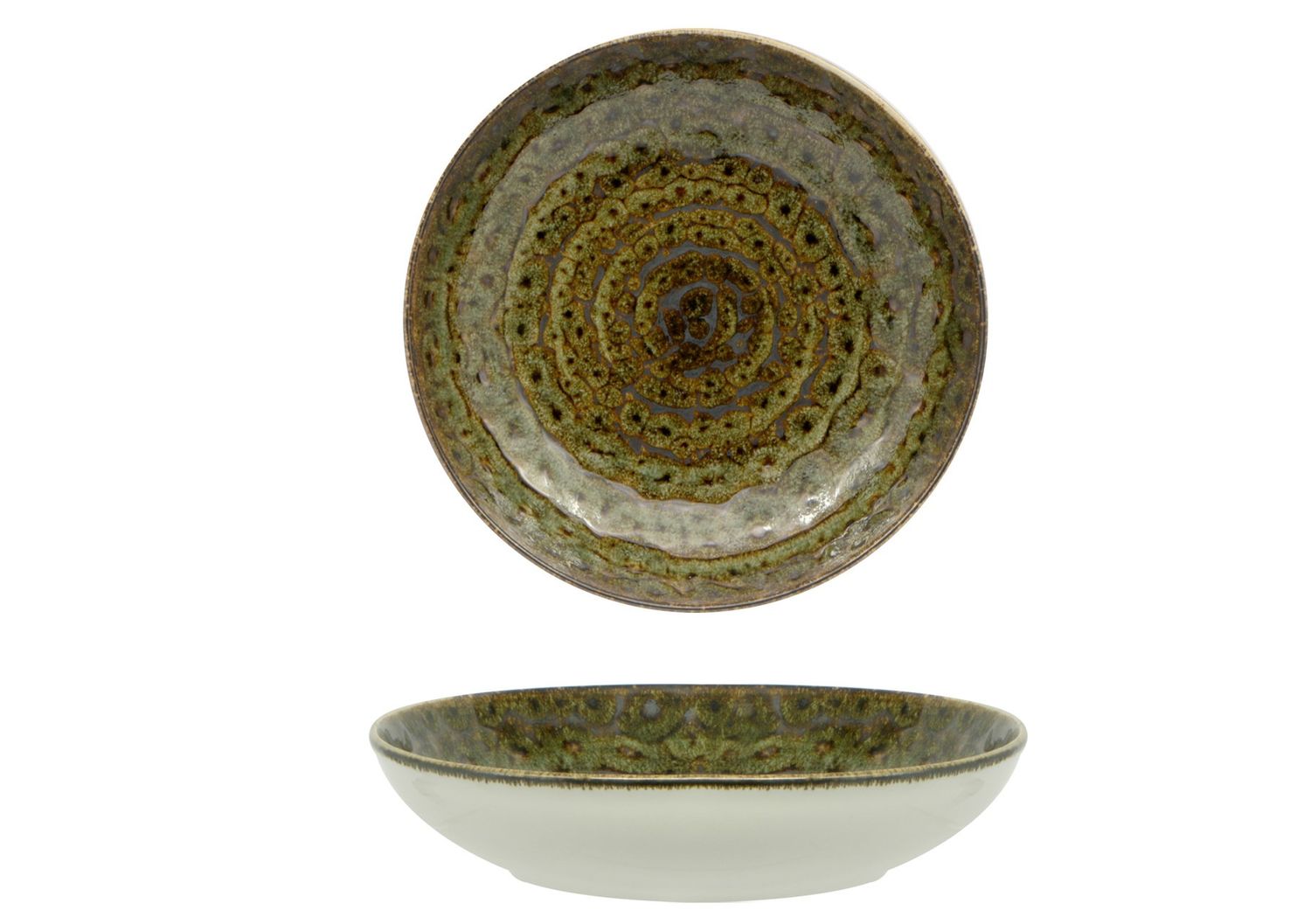 Lioness - Piatto fondo coupe 20 cm Matheria Green