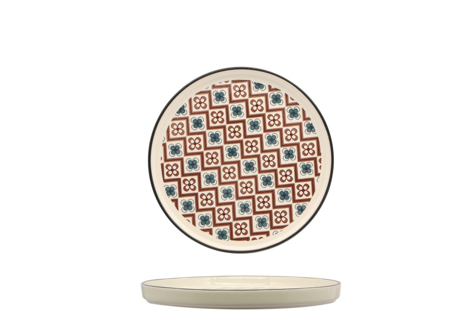 Lioness - Piatto nordic brown 21 cm Mosaik