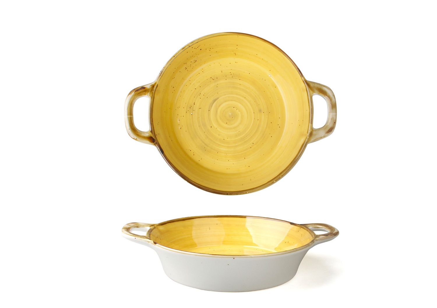 Lioness - Tegamino 2 manici giallo 15 cm Just