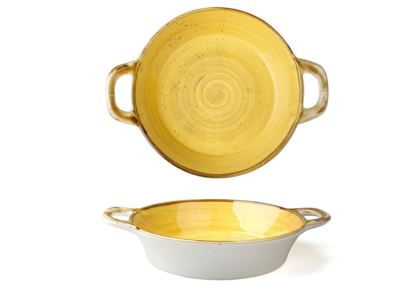 Lioness - Tegamino 2 manici giallo 20 cm Just