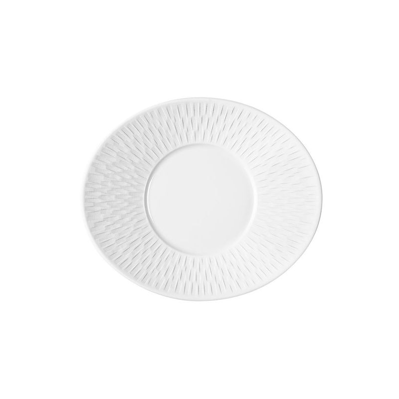 Degrenne - Piattino per tazza colazione 20 x 17 cm Boréal Satin