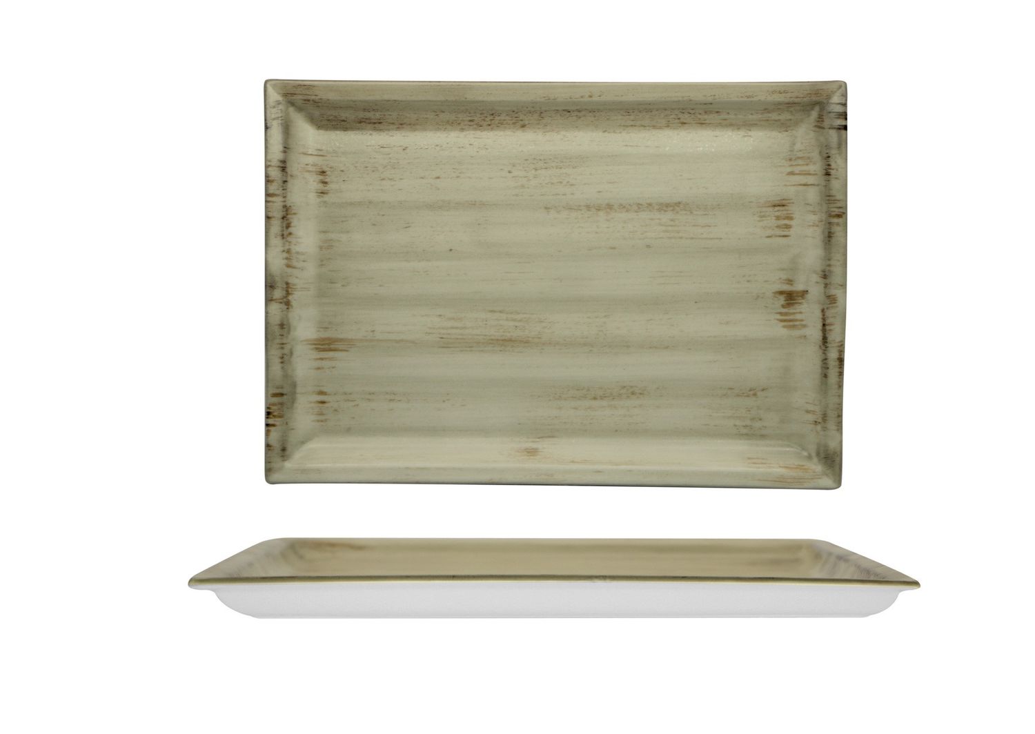 Lioness - Piatto rettangolare 31 x 22 cm Justcolor Noisette