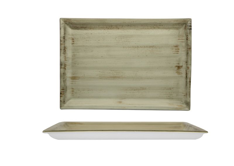 Lioness - Piatto rettangolare 31 x 22 cm Justcolor Noisette