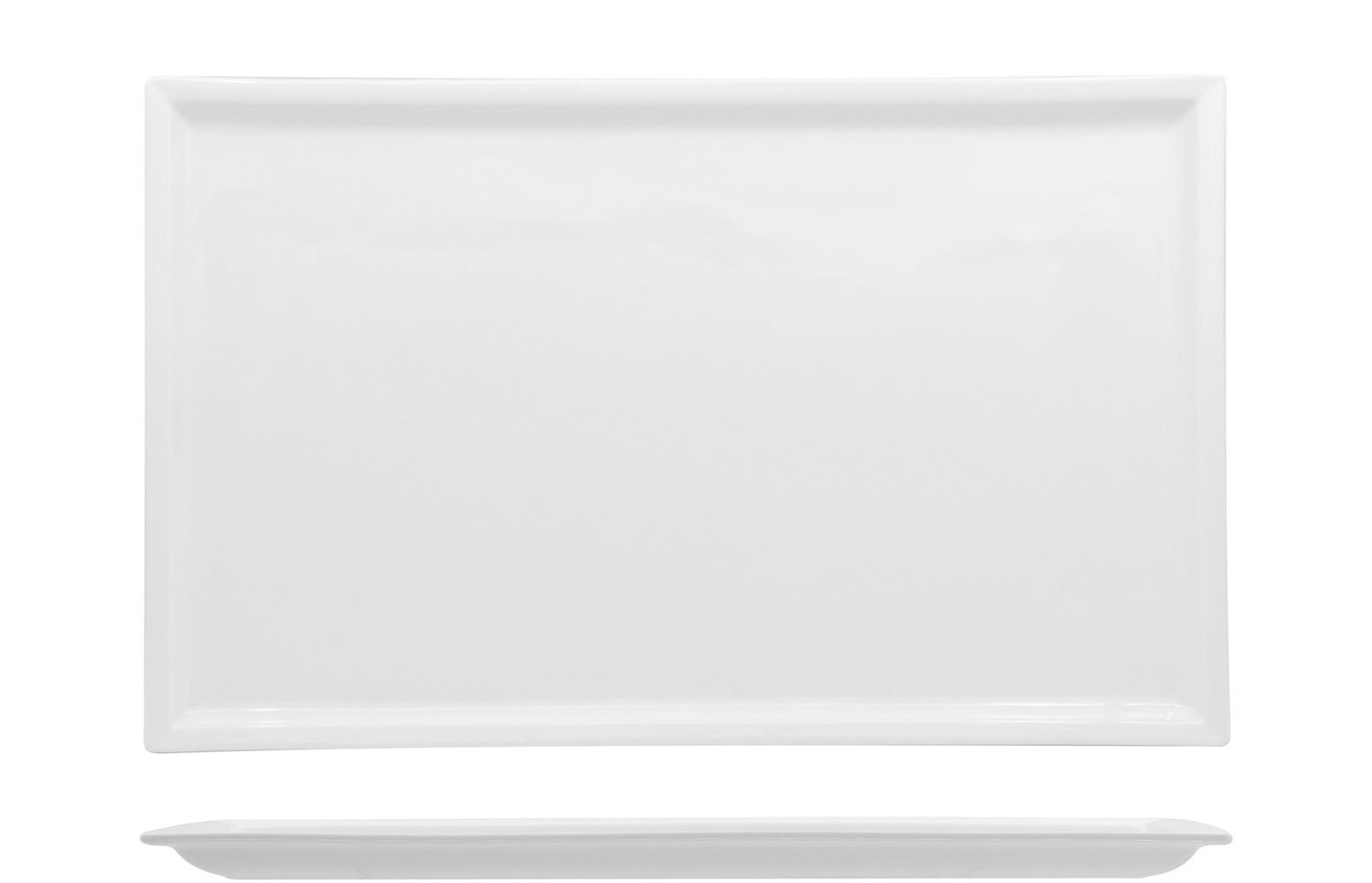 Lioness - Piatto rettangolare 45 x 28 cm Justwhite