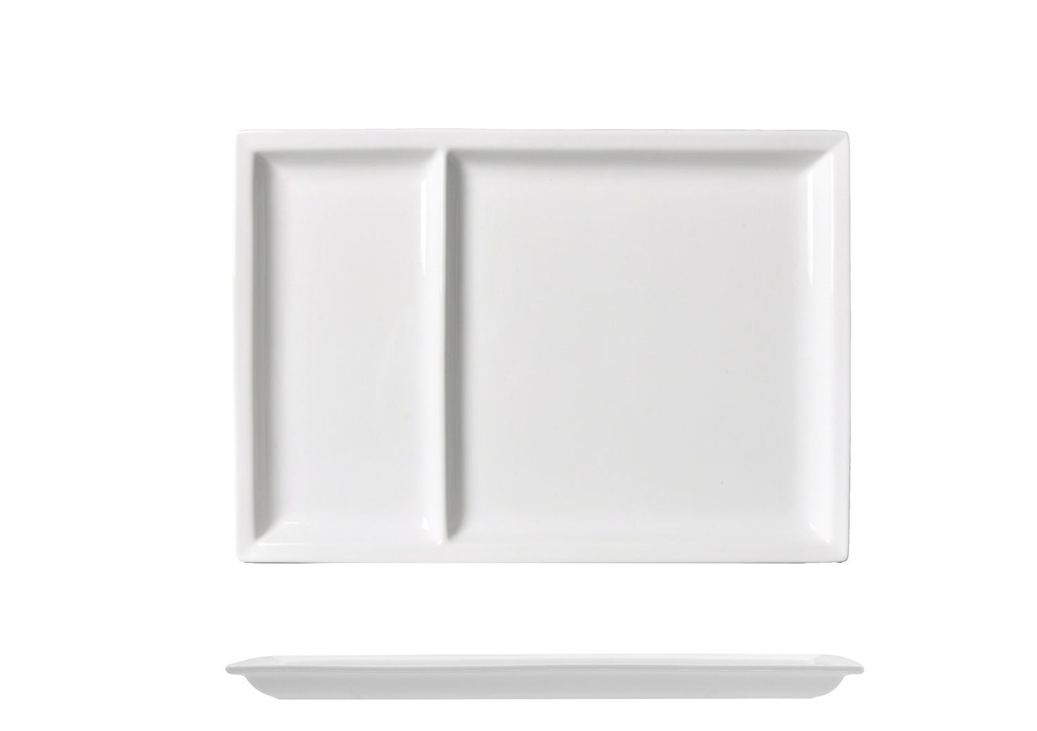 Lioness - Piatto rettangolare 31,5 x 22 cm Justwhite