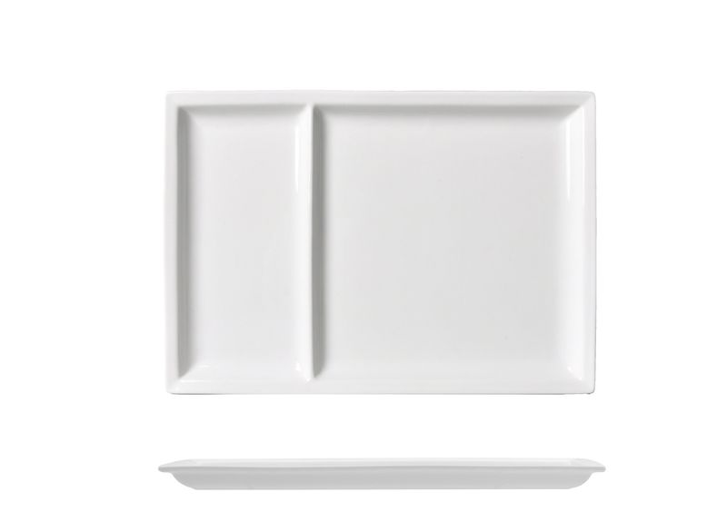 Lioness - Piatto rettangolare 31,5 x 22 cm Justwhite