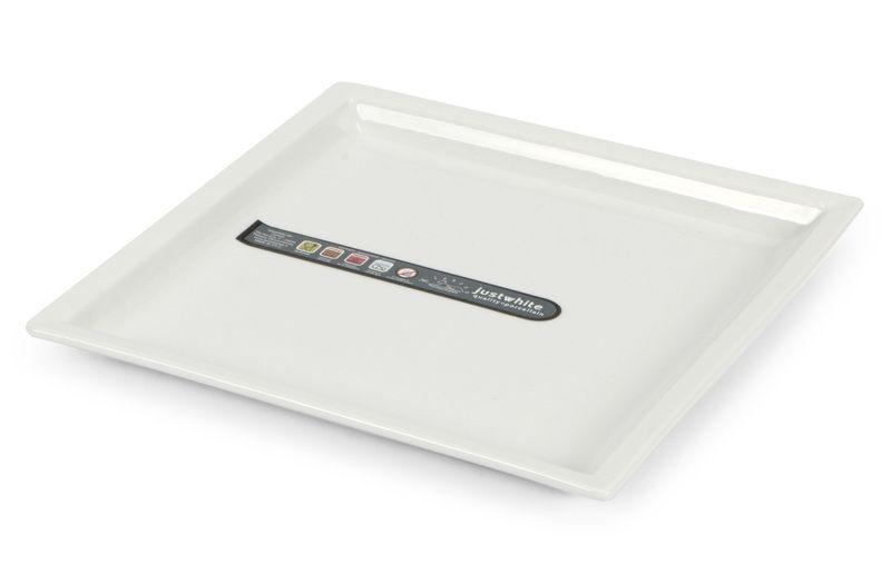 Lioness - Piatto quadrato 22 x 22 cm Justwhite