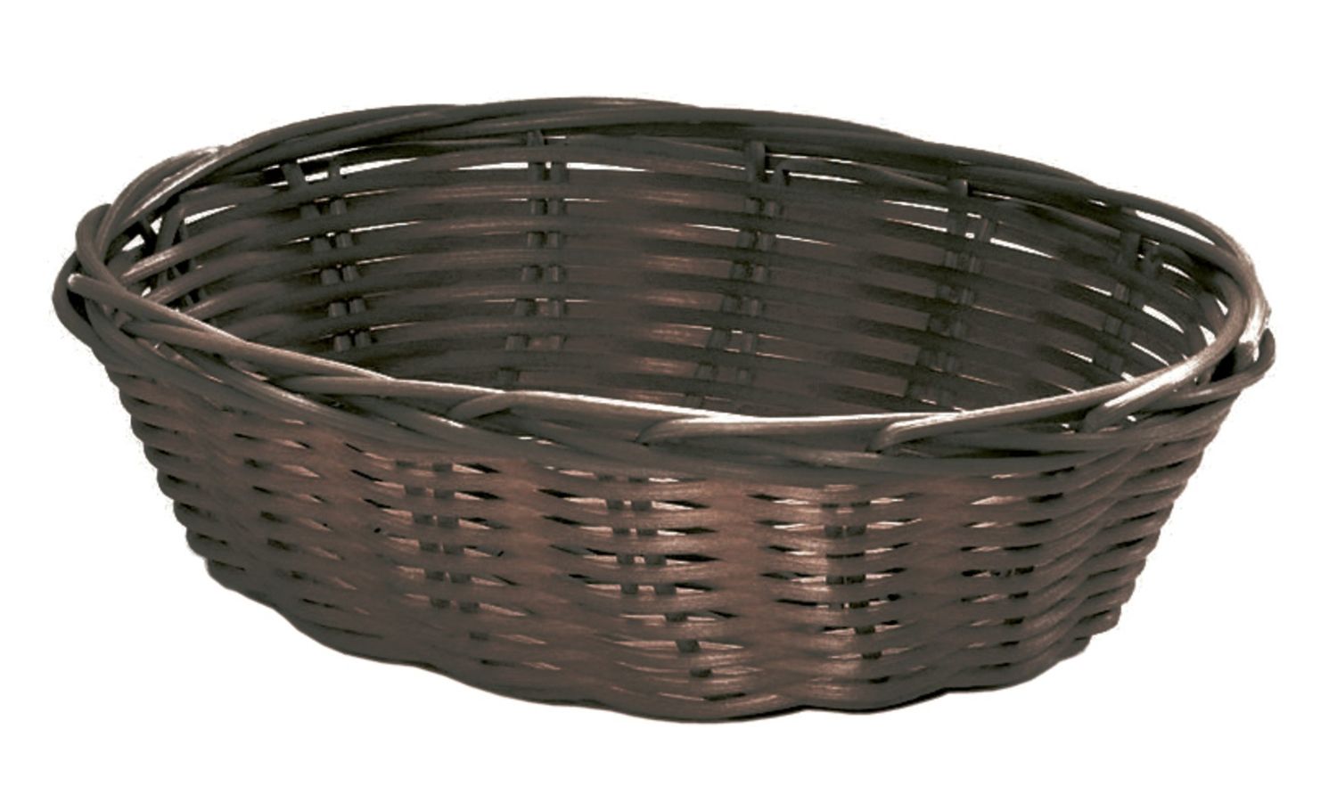 Horeca Professional - Cestino ovale marrone 25 x 18 x 6,5 cm