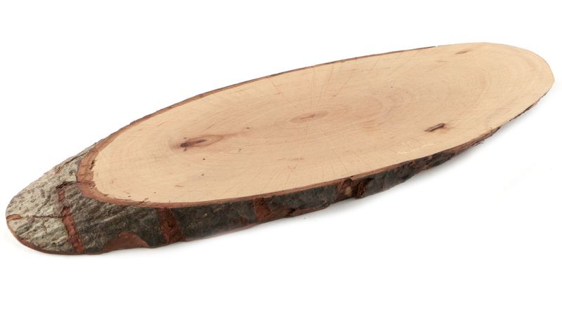 Horeca Professional - Tagliere corteccia ovale 35 x 12 cm