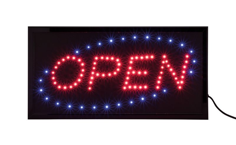 Securit - Insegna luminosa a led 48 x 24 cm