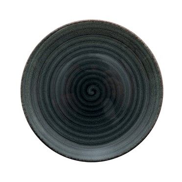Güral Porselen - Piatto Piano 27 cm Avanos Antracite