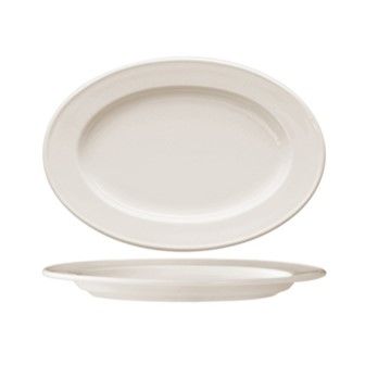 Güral Porselen - Vassoio Ovale 29 x 20 cm Delta New Bone China