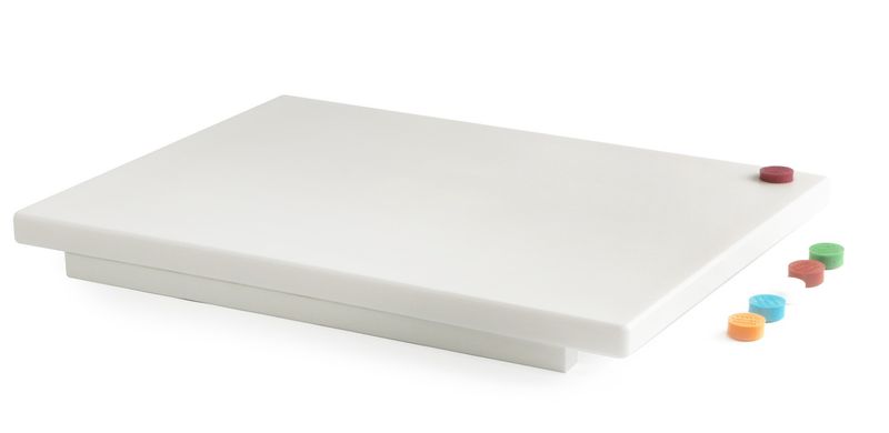 Mc - Tagliere con fermi e tasselli politilene 40 x 30 cm