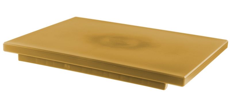 Mc - Tagliere con fermi politilene giallo 60 x 40 cm