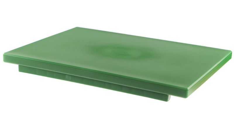 Mc - Tagliere con fermi politilene verde 40 x 30 cm