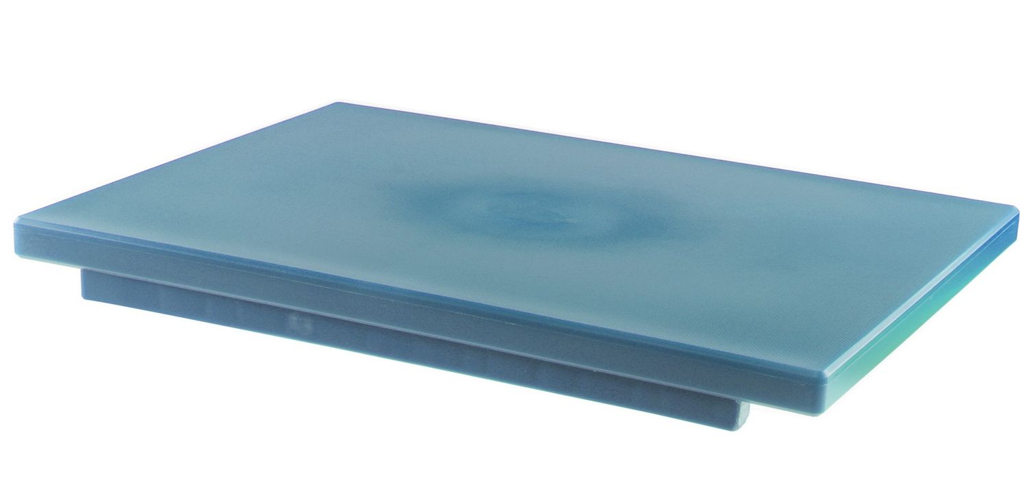 Mc - Tagliere con fermi politilene blu 60 x 40 cm