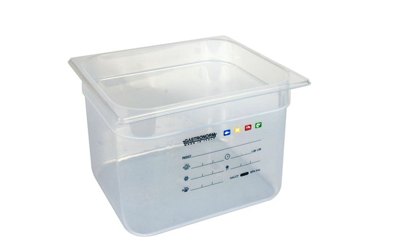 Mori 2A - Bacinella graduata GN 1/2 32,5 x 26,5 x 15 cm