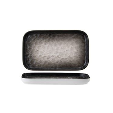 Tirolix - Vassoio Rettangolare 20,5 x 12,7 cm Shade Nero