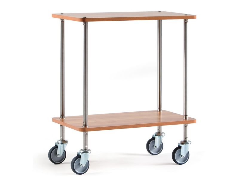 Gi.Metal - Carrello gueridoni 2 piani bilaminato 70 x 40 x 76,5 cm