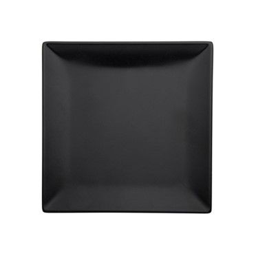 Tirolix - Piatto Frutta Quadrato 18 x 18 cm Nero Boston/Tokyo