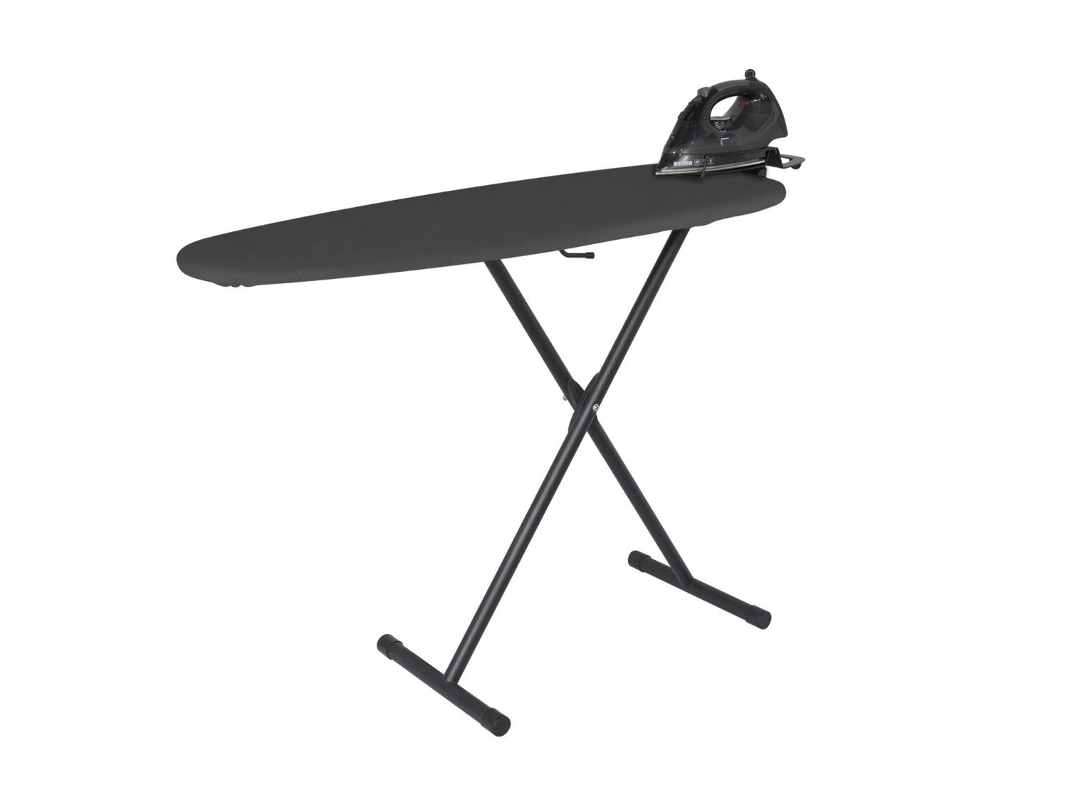 Corby - Asse con ferro da stiro grigio scuro Oxford Premium