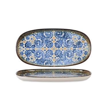 Rinart - Vassoio Ovale 30 x 15 cm Bluet Premium