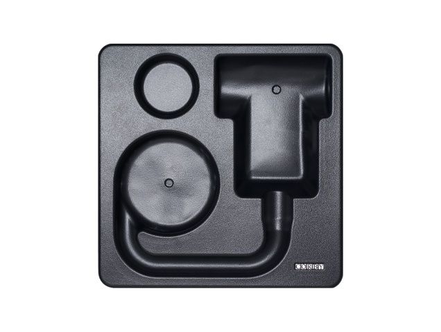 Corby - Supporto per asciugacapelli 32,5 x 32,5 cm Stratus